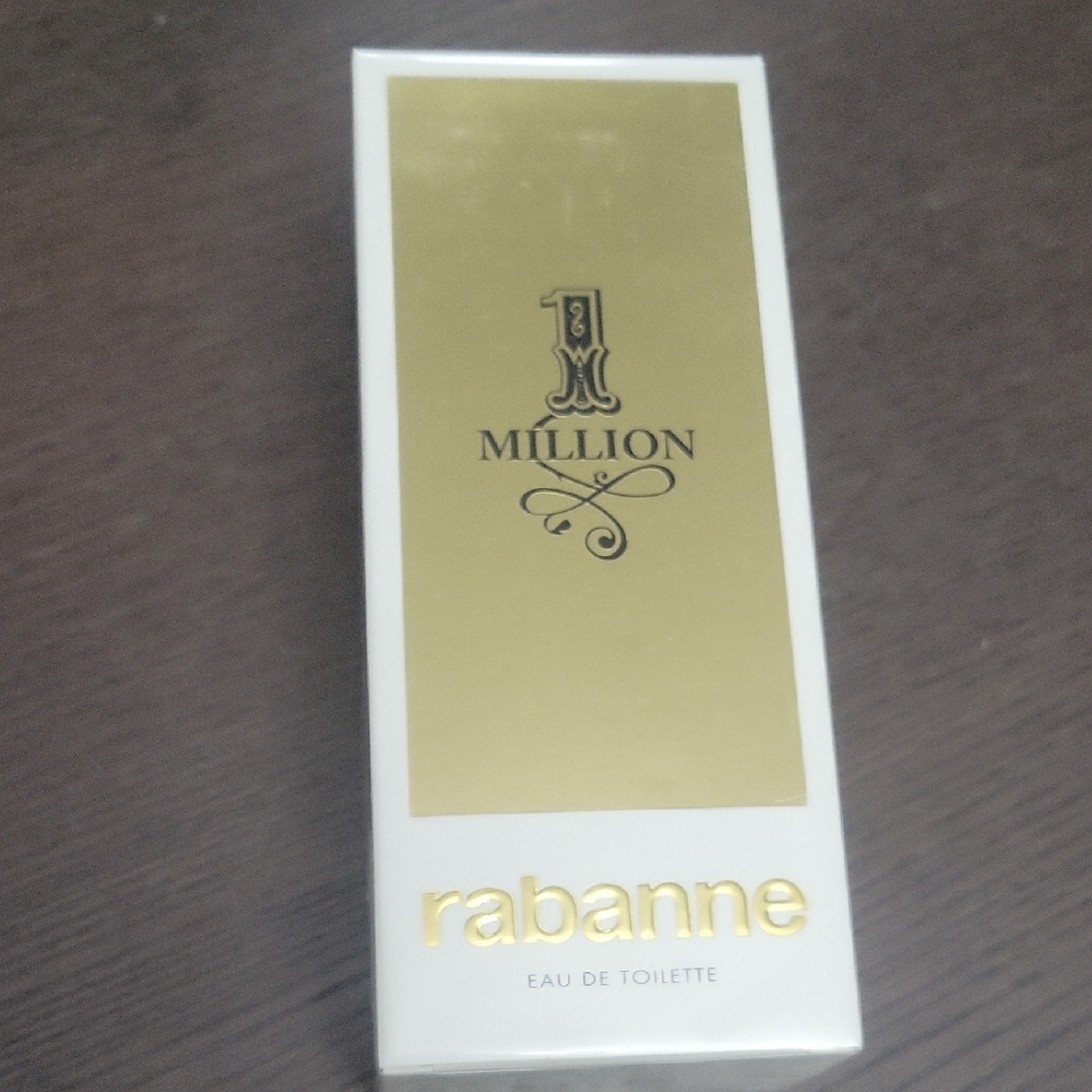 New! Paco Rabanne 1 Million Eau de Toilette - New Packaging 3.4 Oz
